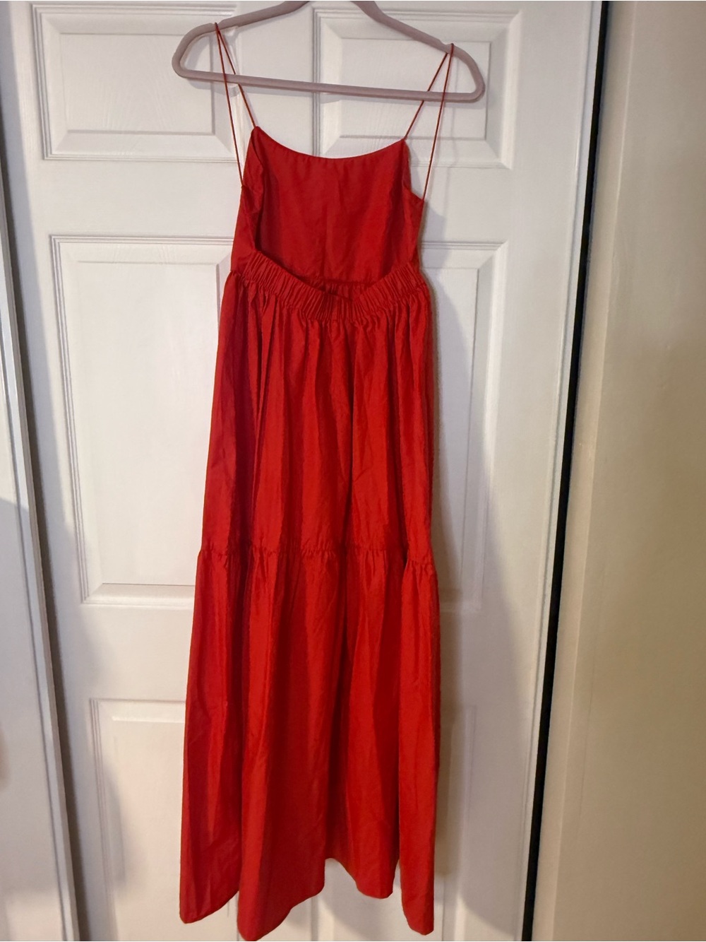 Solid Backless Long Dress - Picture 5 of 6